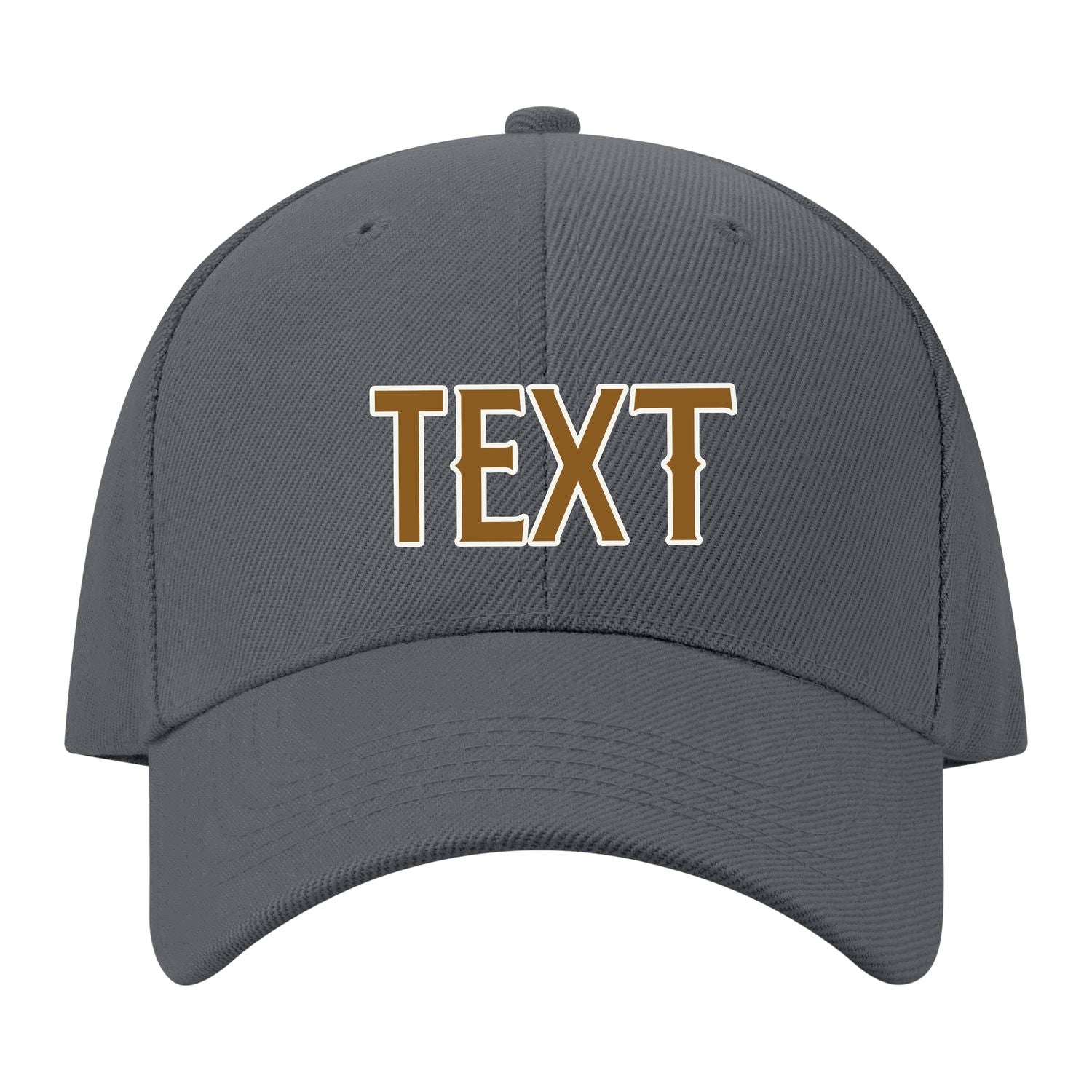 Custom Dark Grey Dark Green Hat 08B21822