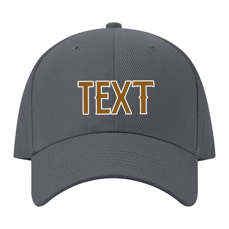 Custom Dark Grey Dark Green Hat 08B21822