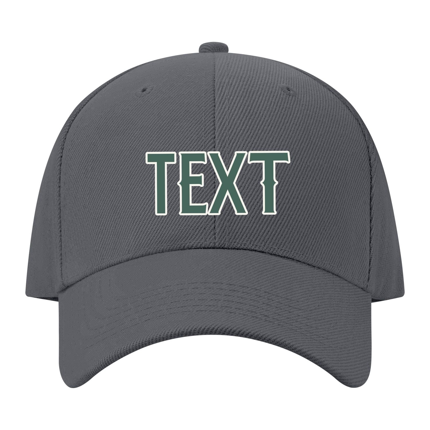 Custom Dark Grey Slate Gray Hat 08B21827