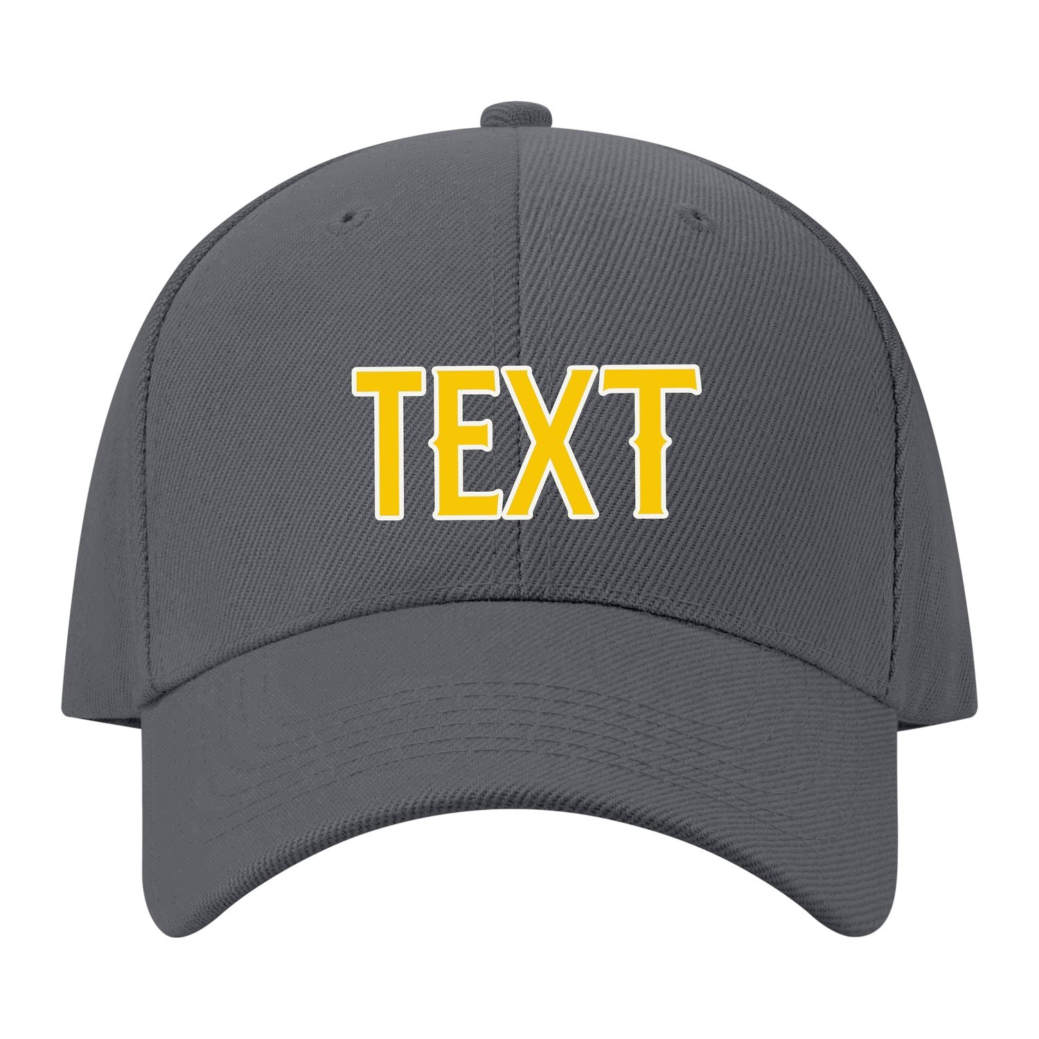 Custom Dark Grey Peach Powder Hat 08B21830