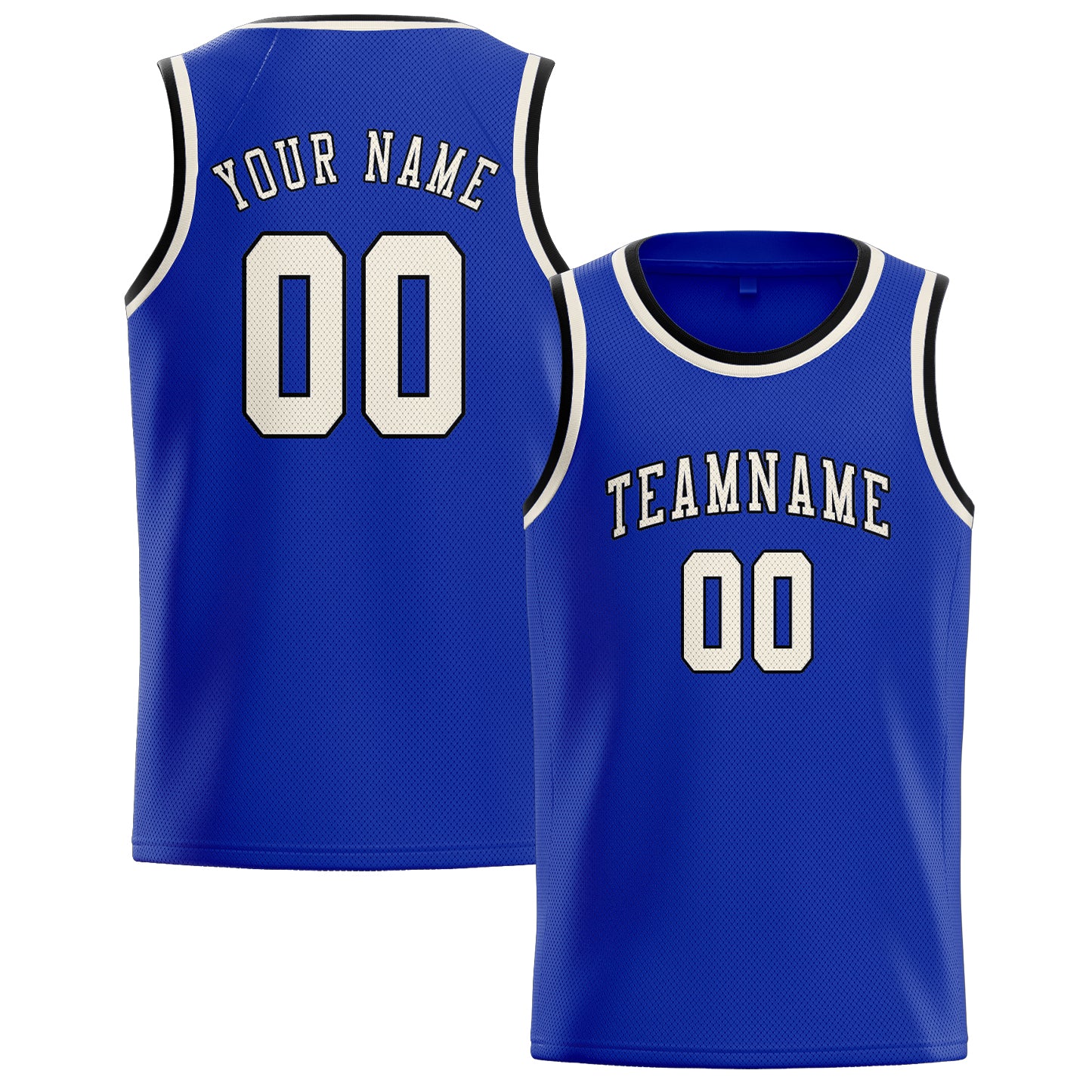 Custom Sky Blue Cream Basketball Jersey