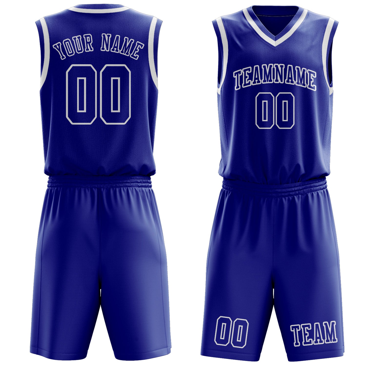 Custom Sky Blue Sky Blue Basketball Set