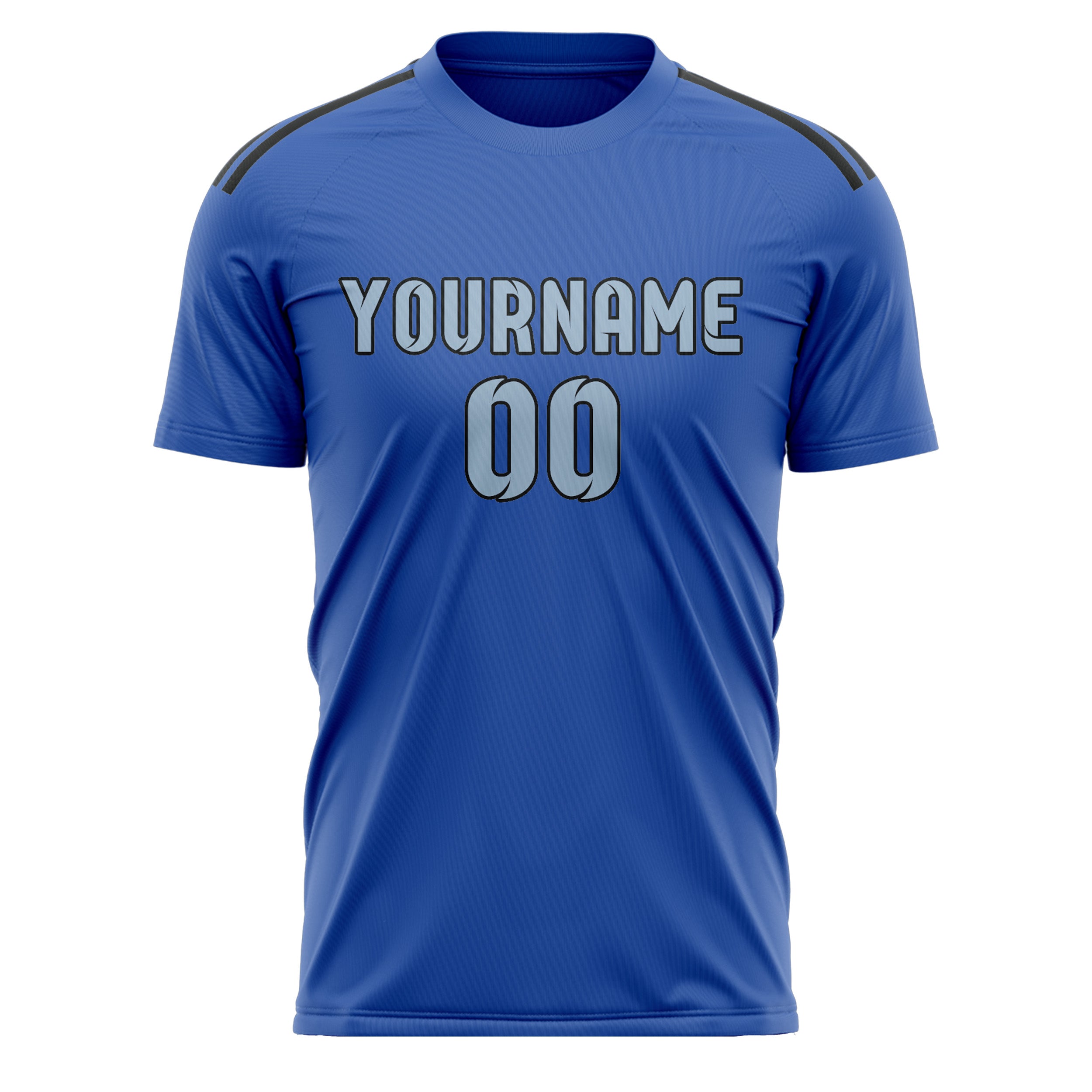 Custom Sky Blue Light Blue Soccer Jersey