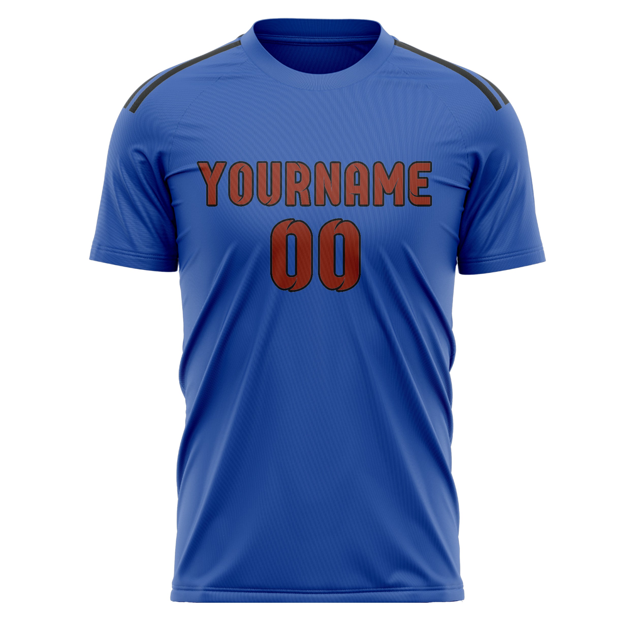 Custom Sky Blue Coral Red Soccer Jersey