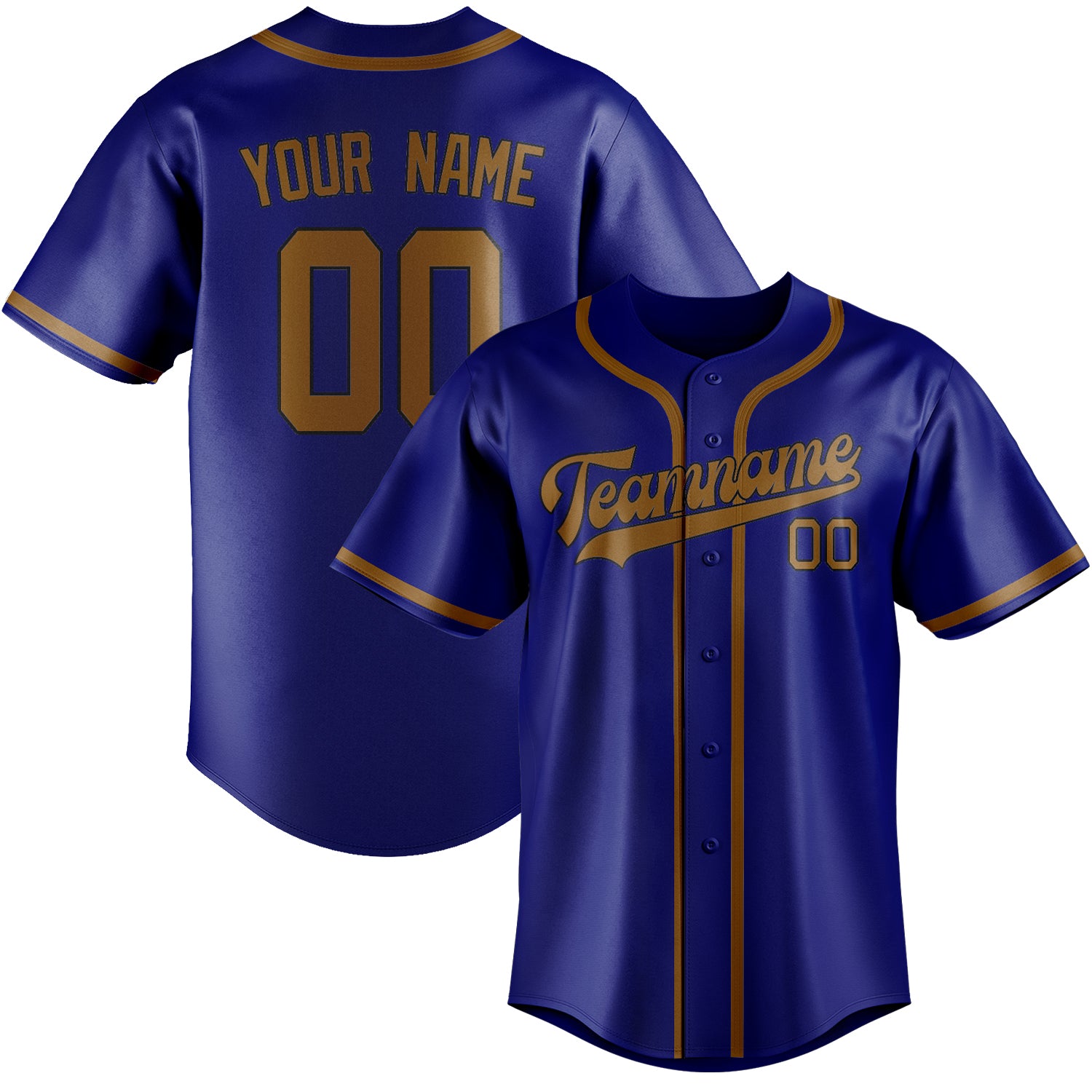 Custom Sky Blue Khaki Baseball Jersey