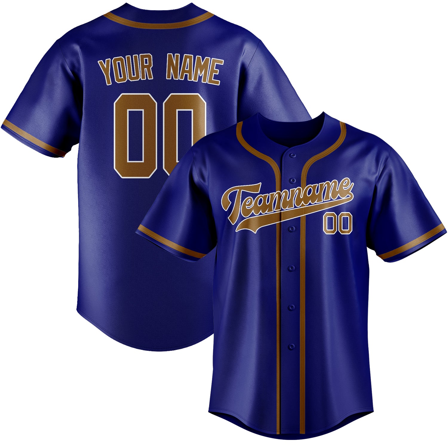 Custom Sky Blue Khaki Baseball Jersey