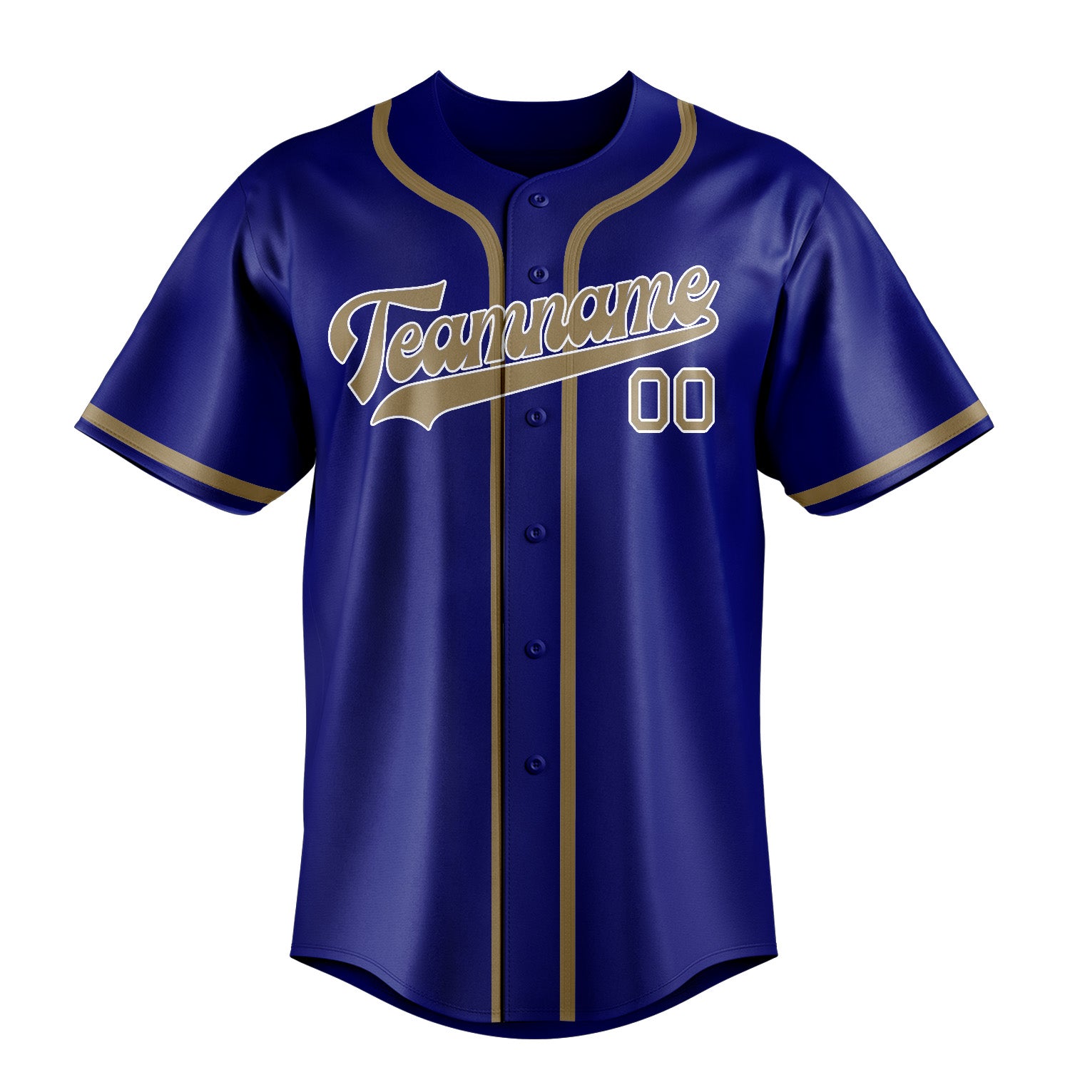 Custom Sky Blue Light Khaki Baseball Jersey