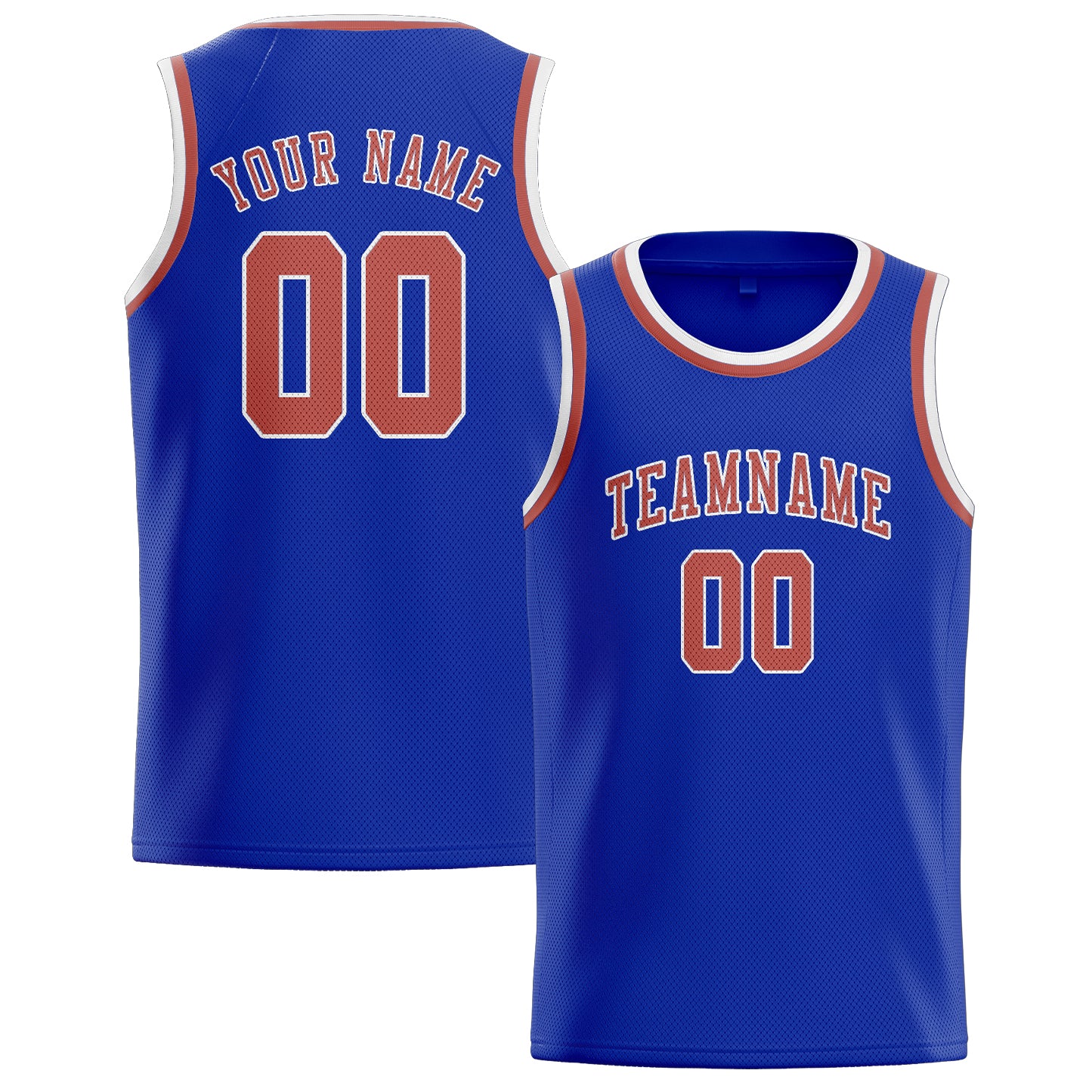 Custom Sky Blue Copper Rose Basketball Jersey