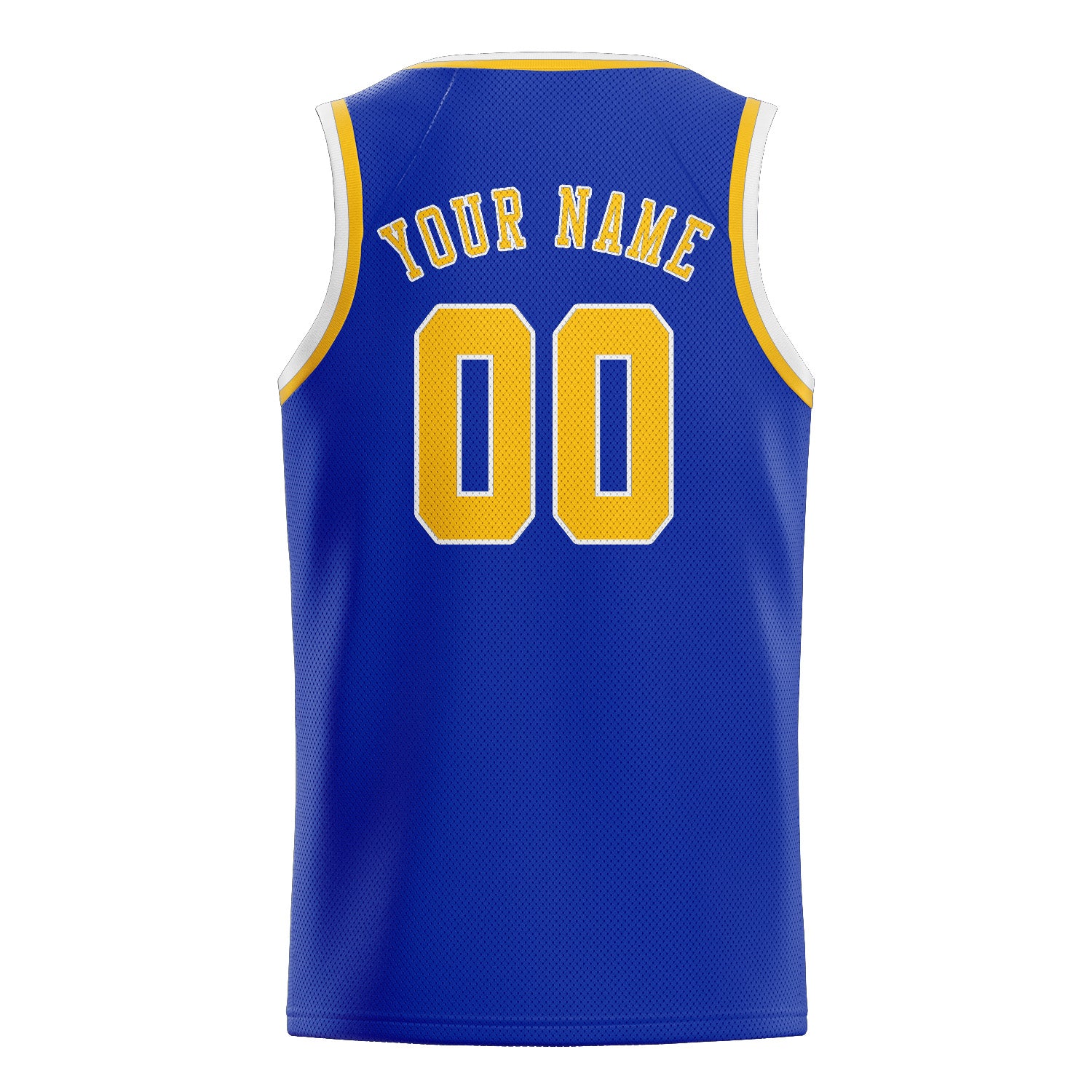 Custom Sky Blue Gold Basketball Jersey