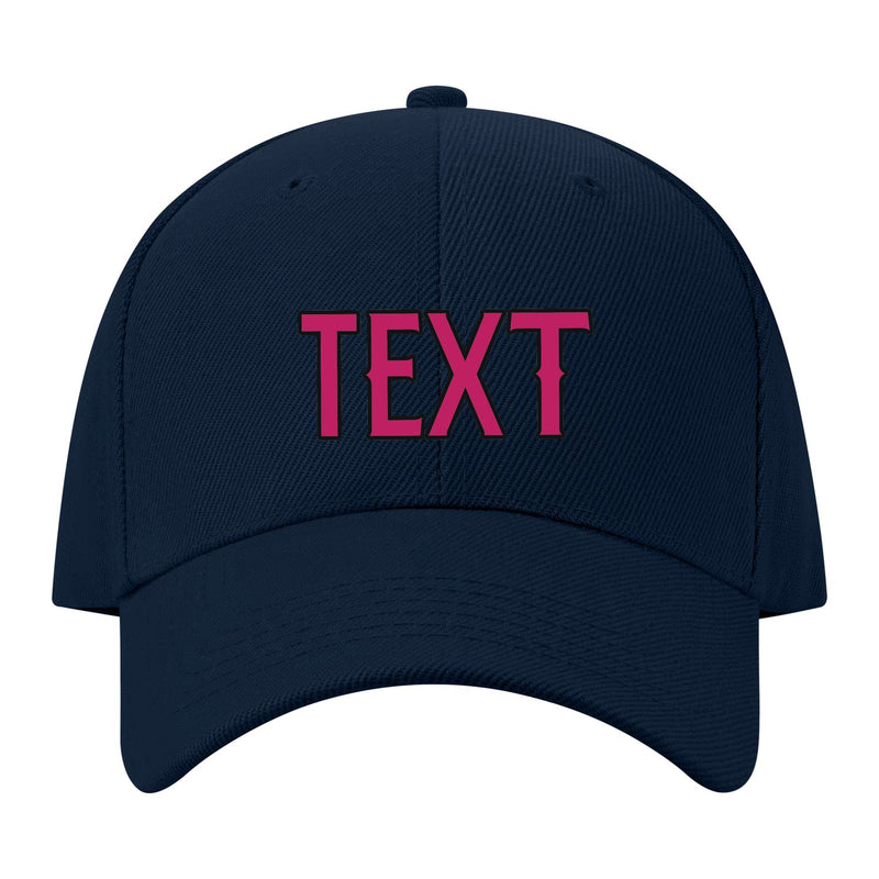 Custom Navy Light Pink Hat 09B21713