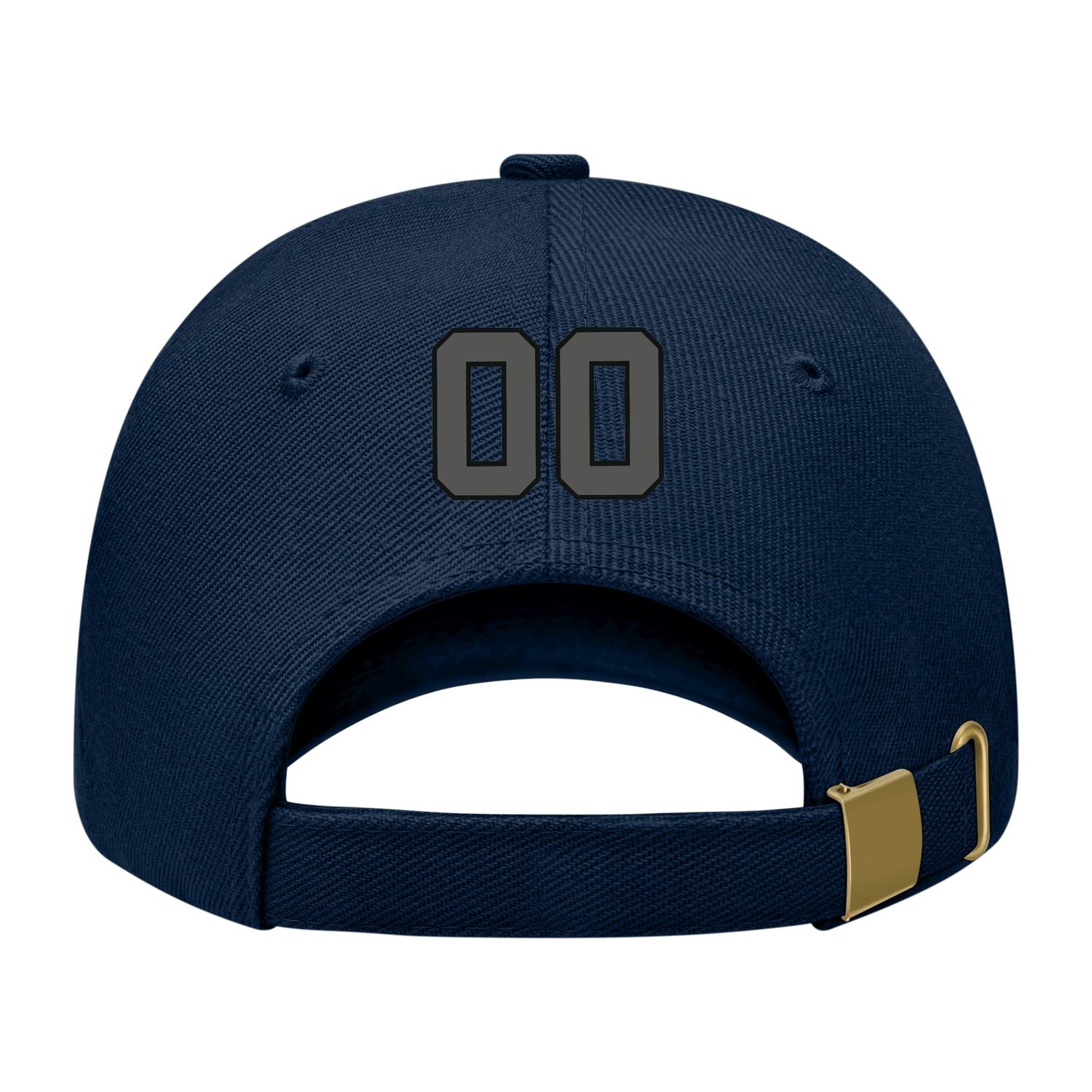 Custom Navy Orange Hat 09B21720