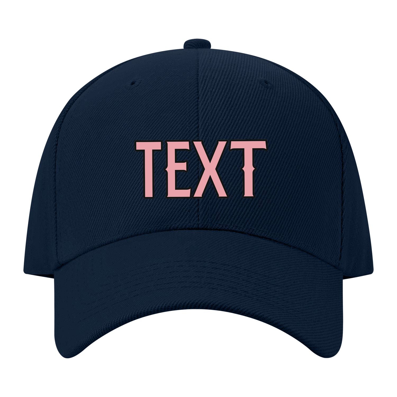 Custom Navy Light Emerald Green Hat 09B21721