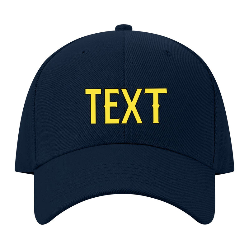 Custom Navy Light Coral Red Hat 09B21726