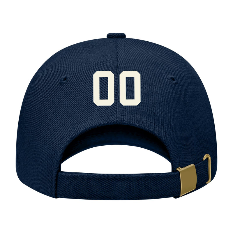 Custom Navy Light Purple Hat 09B21803