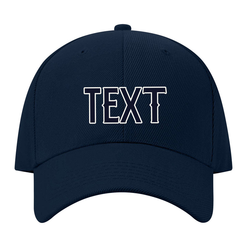 Custom Navy Pale Peach Hat 09B21811