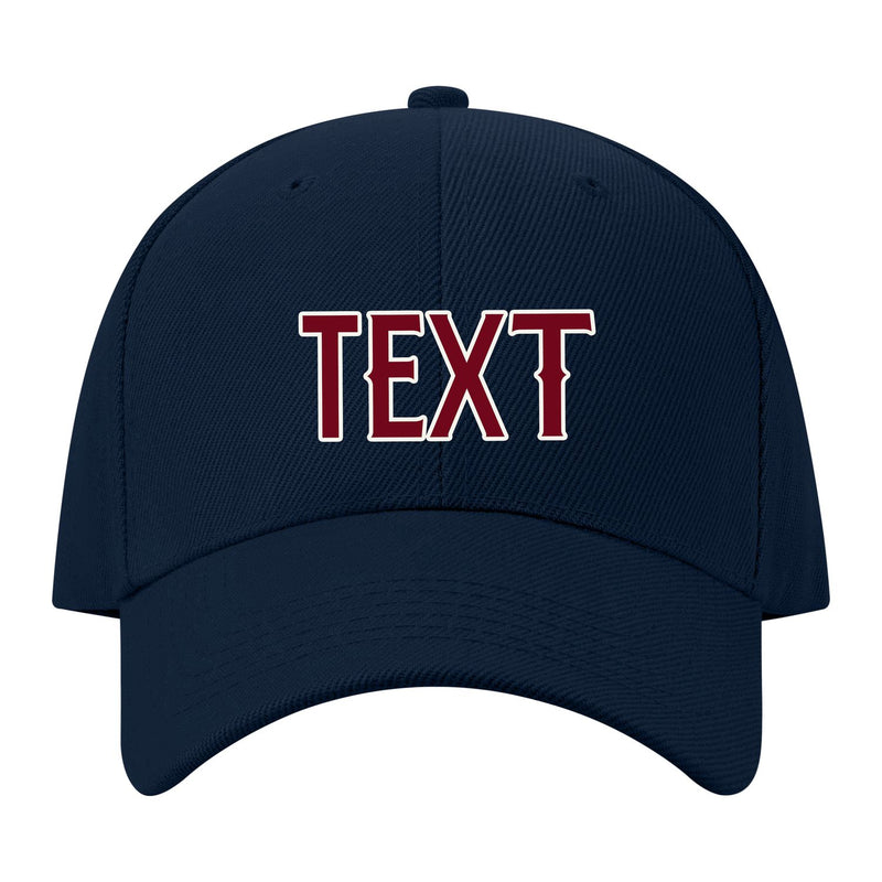 Custom Navy Khaki Hat 09B21815