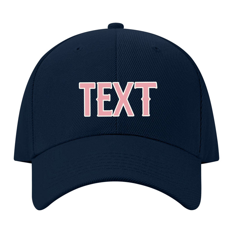 Custom Navy Light Emerald Green Hat 09B21821