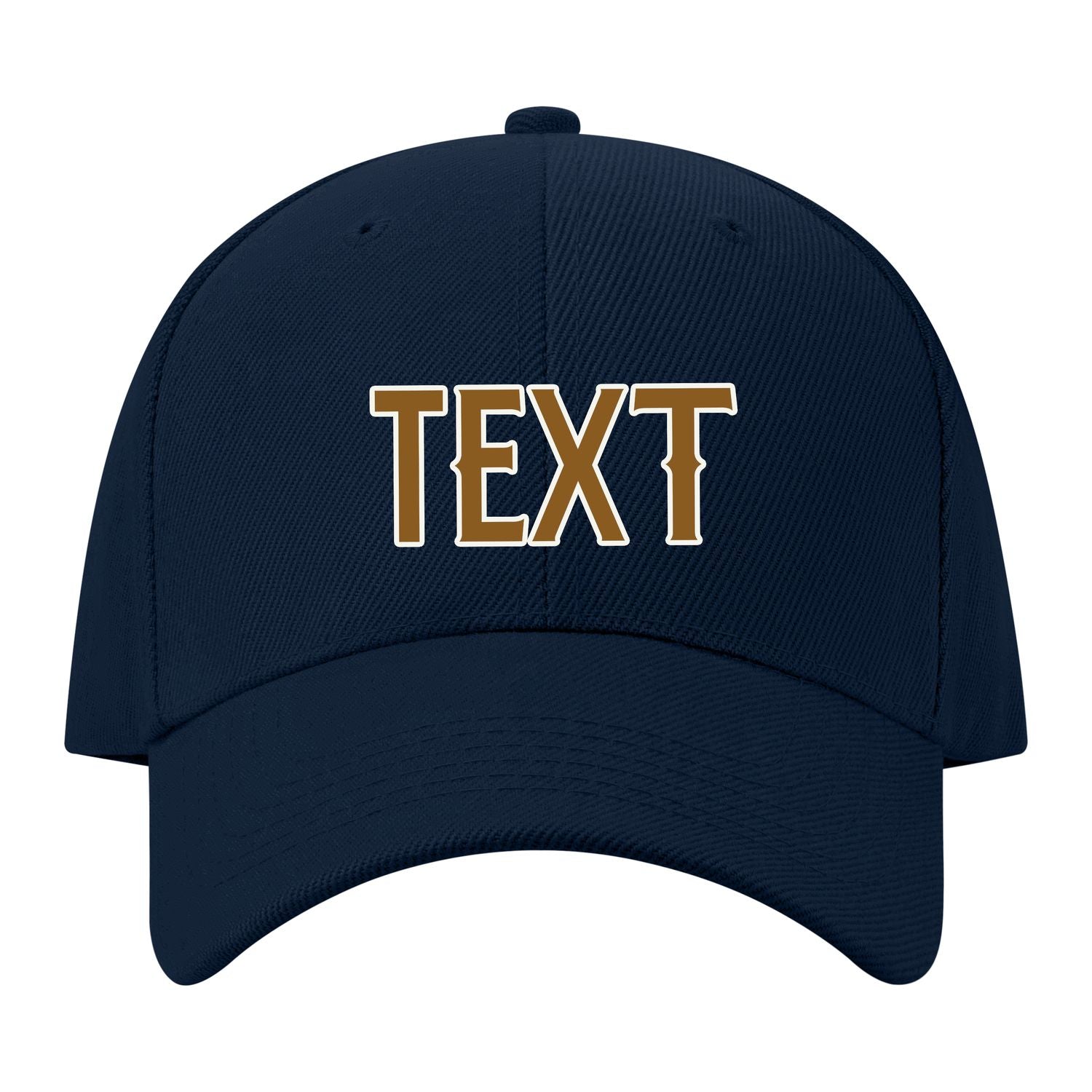 Custom Navy Dark Green Hat 09B21822