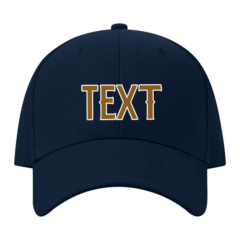 Custom Navy Dark Green Hat 09B21822