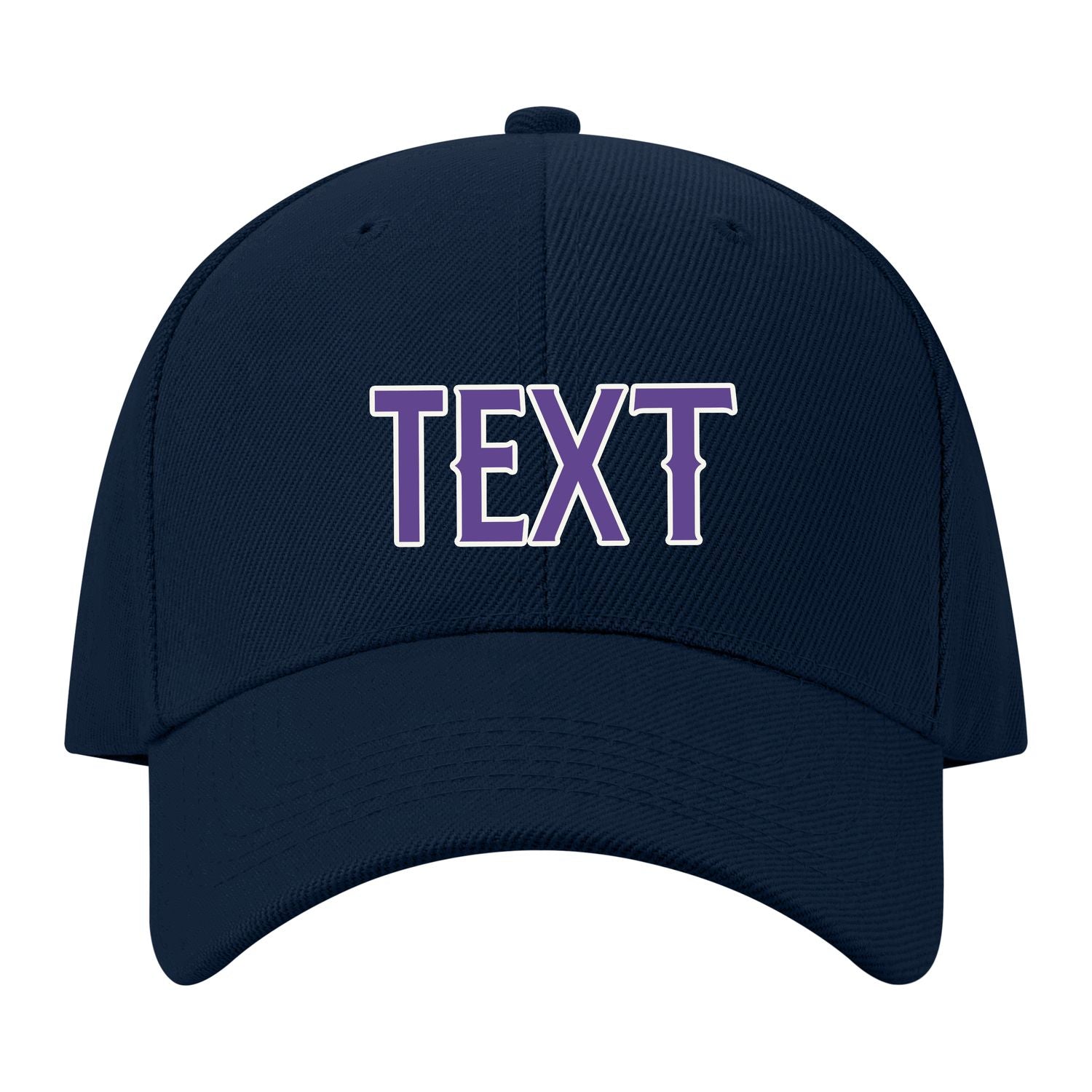 Custom Navy Yellow Hat 09B21823
