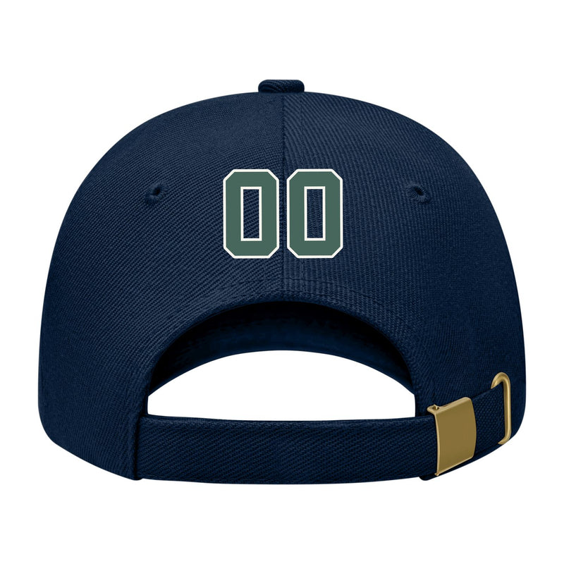Custom Navy Slate Gray Hat 09B21827