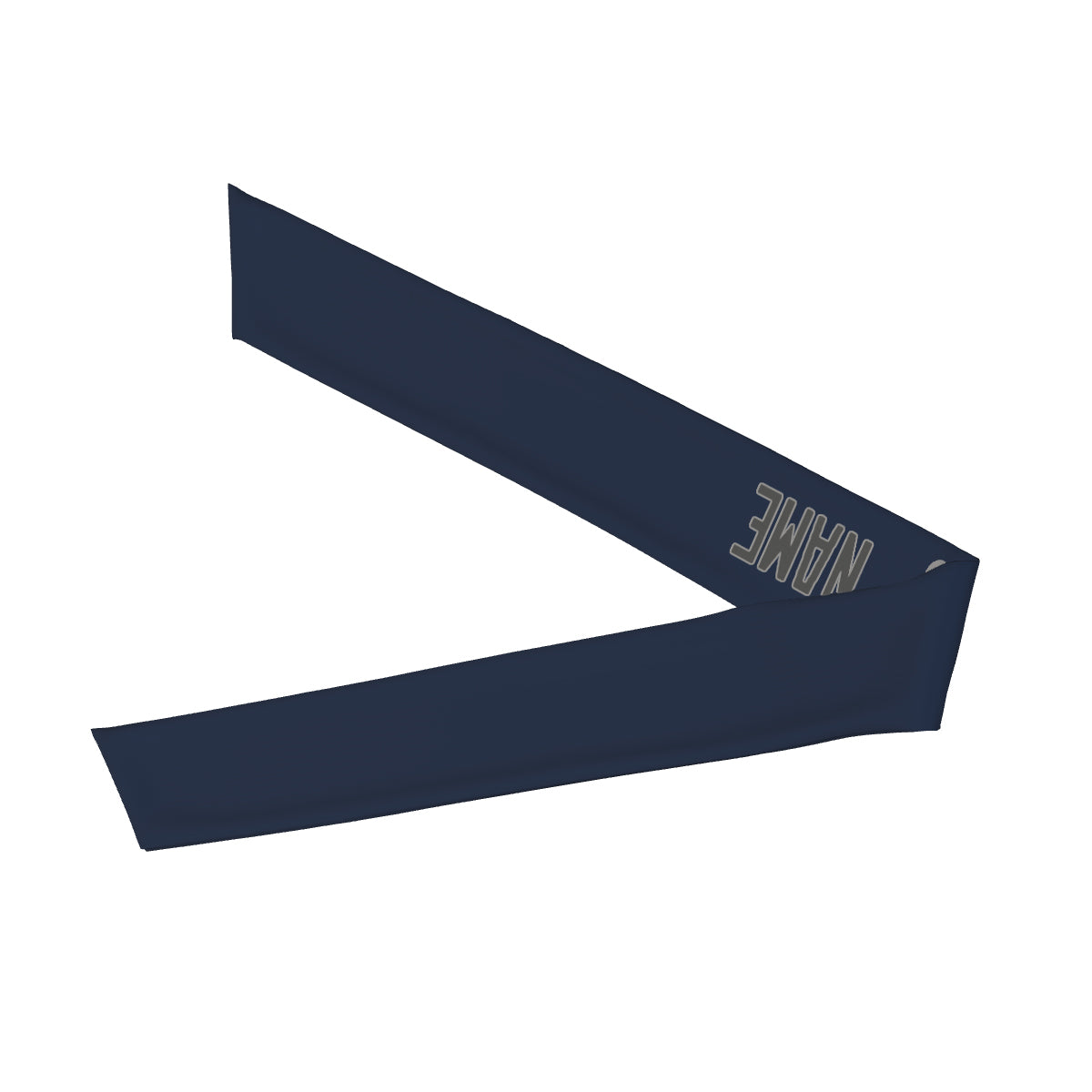 Custom Blue Dark Grey Headband