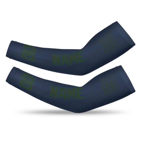 Custom Blue Dark Green Arm Sleeve