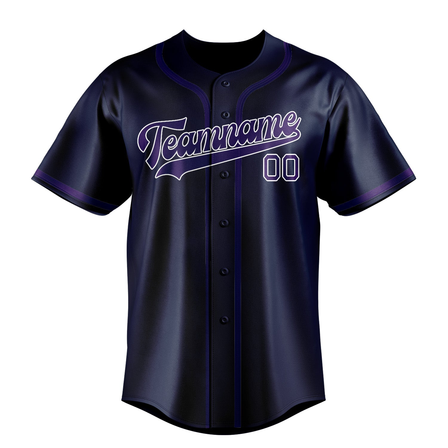 Custom Blue Purple Baseball Jersey