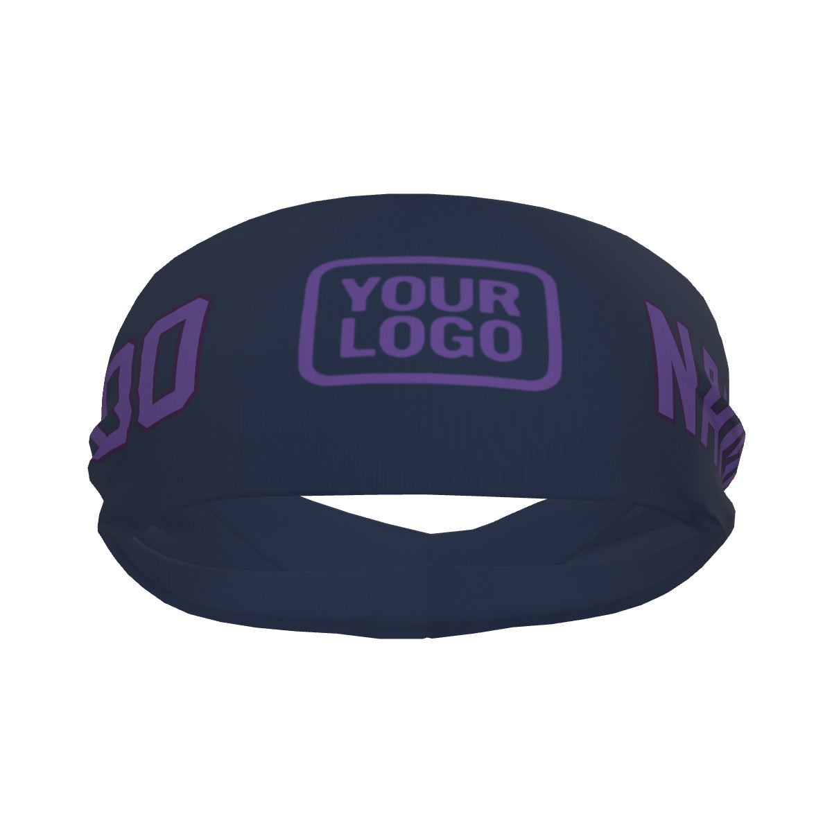Custom Blue Light Purple Sports headband