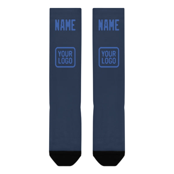 Custom Blue Sky Blue Knee-High Sock