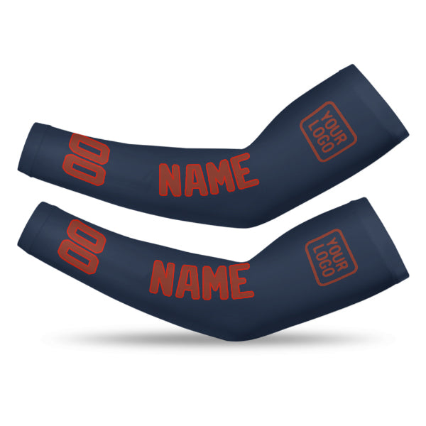 Custom Blue Coral Red Arm Sleeve