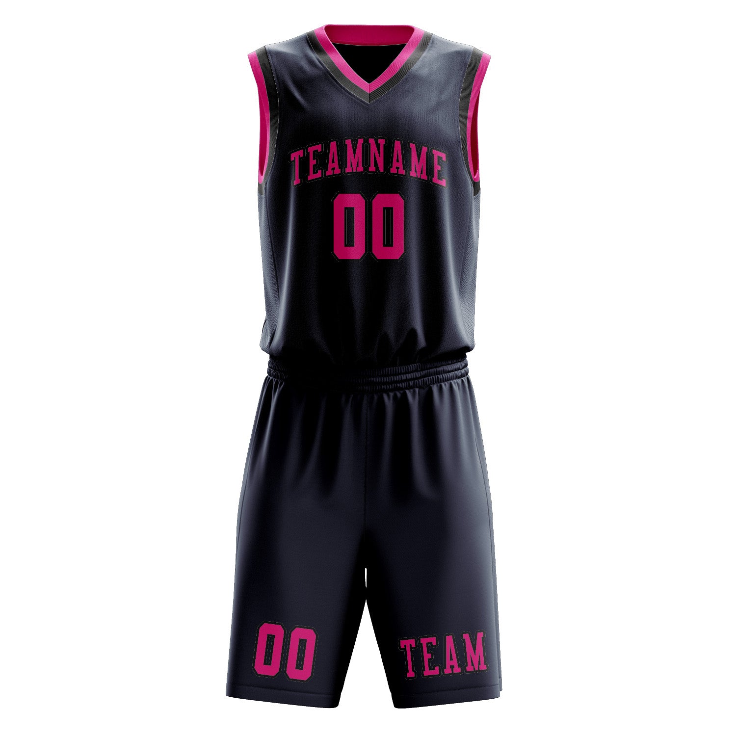 Custom Blue Pink Basketball Set