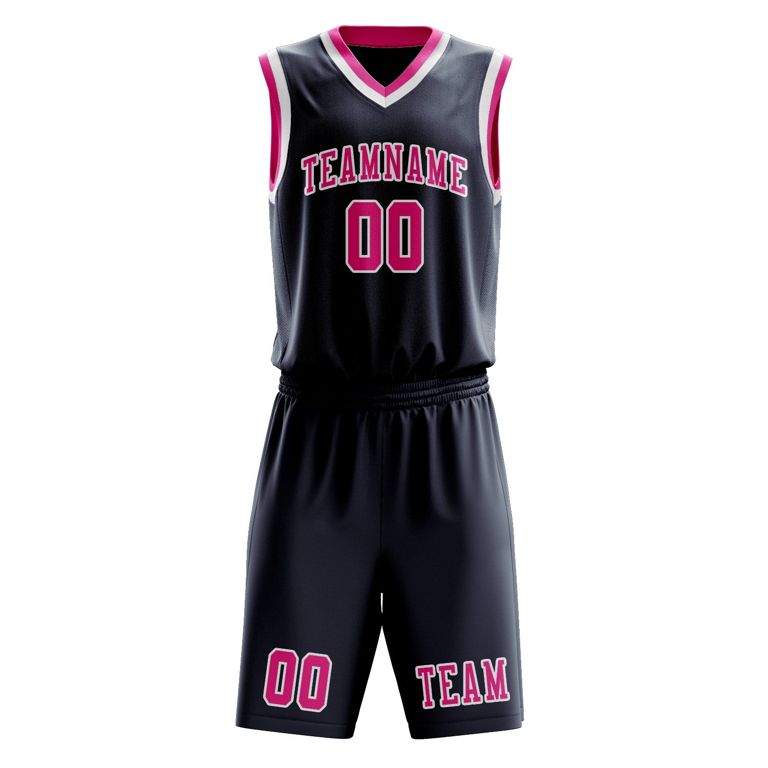 Custom Blue Pink Basketball Set