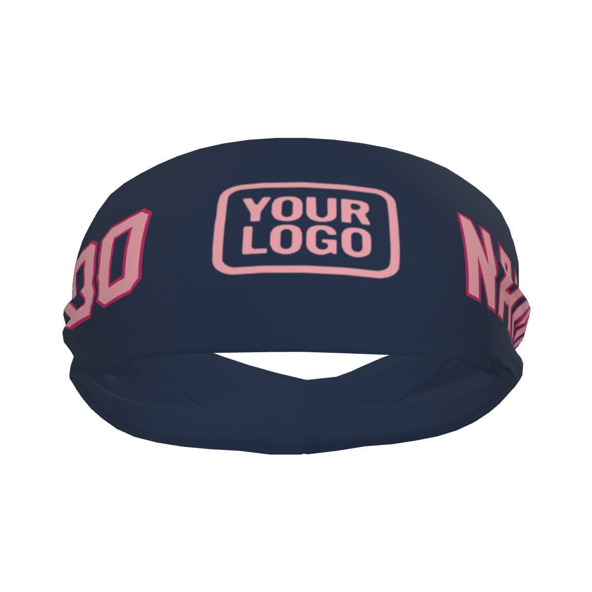 Custom Blue Light Pink Sports headband