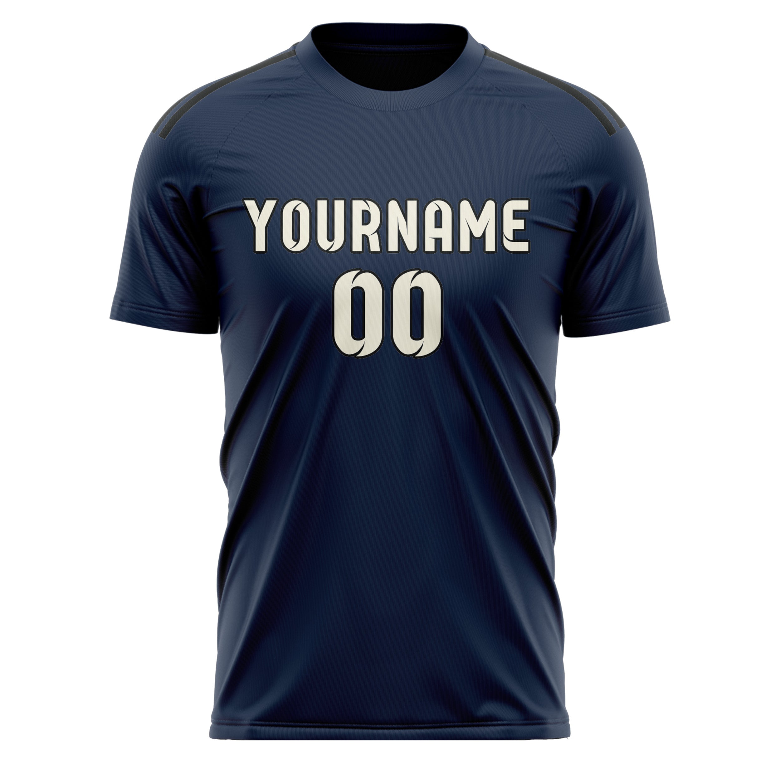 Custom Blue Cream Soccer Jersey