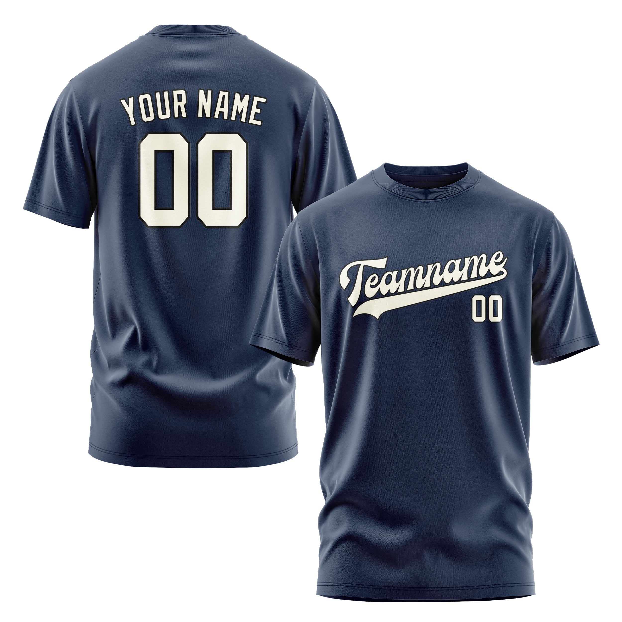 Custom Blue Cream T-Shirt
