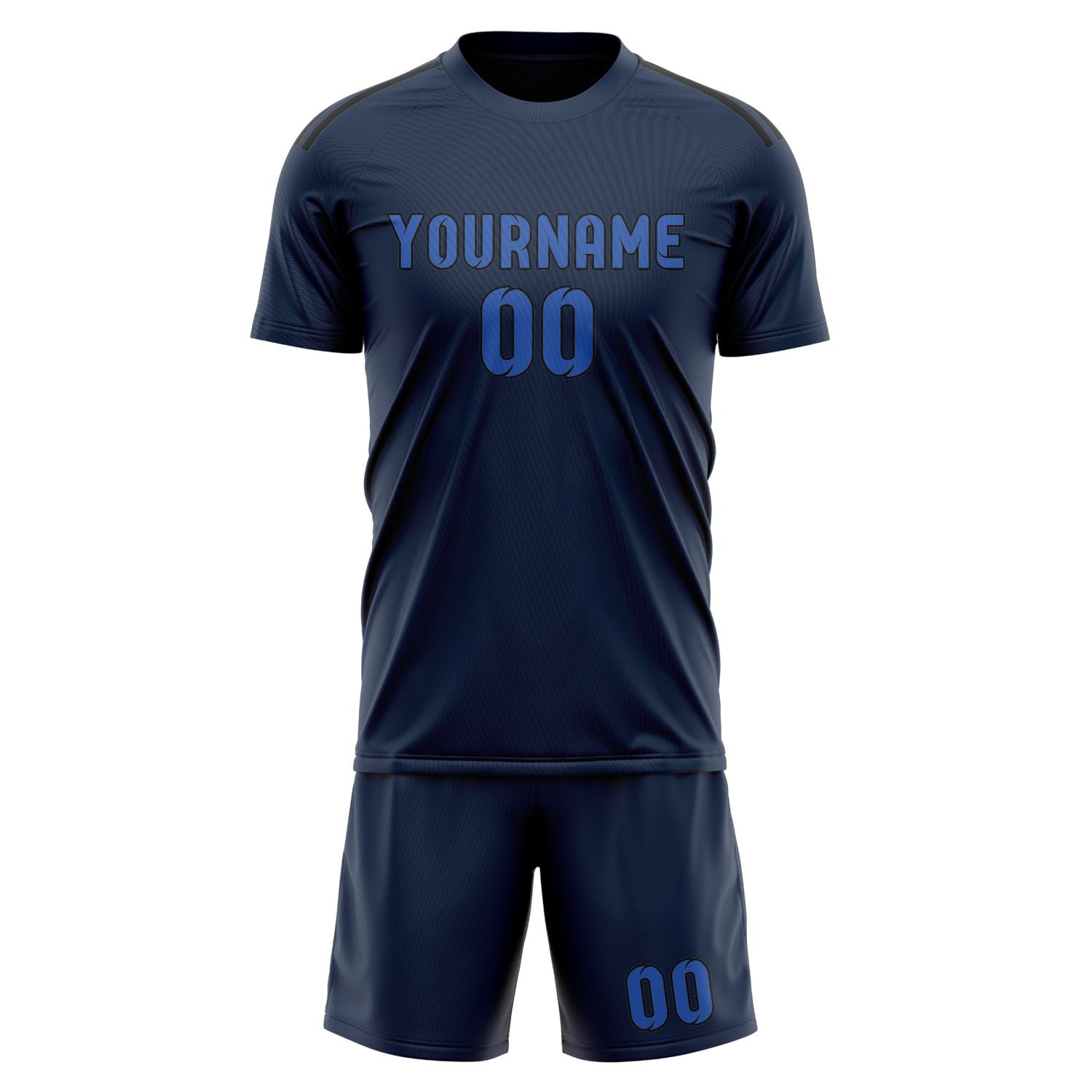 Custom Blue Sky Blue Soccer Set
