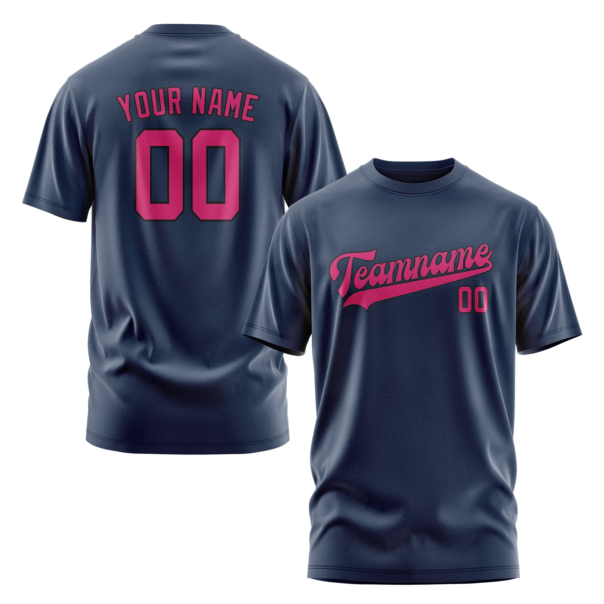 Custom Blue Pink T-Shirt