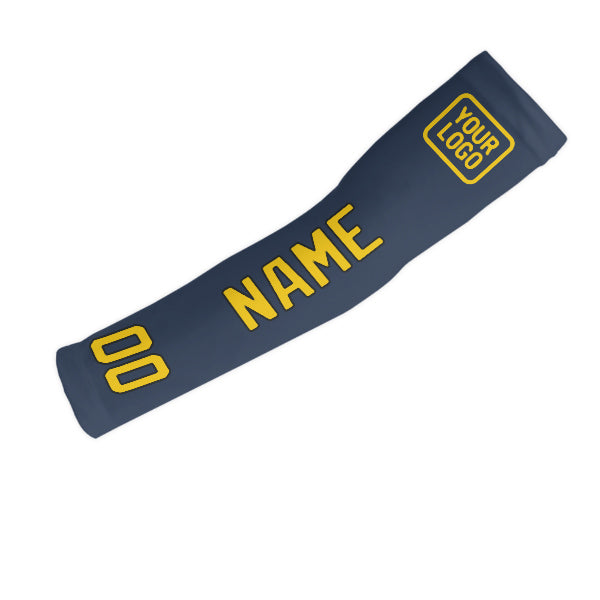 Custom Blue Gold Arm Sleeve