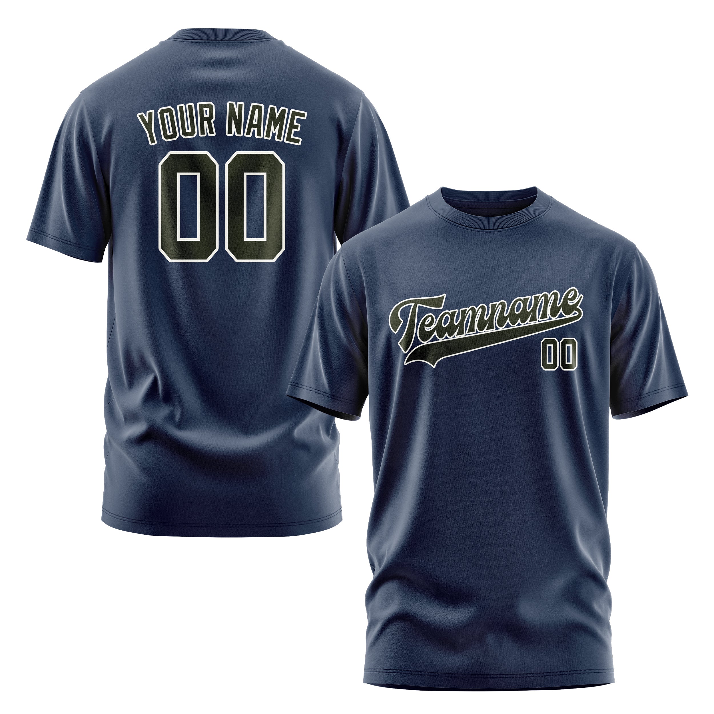 Custom Blue Olive T-Shirt