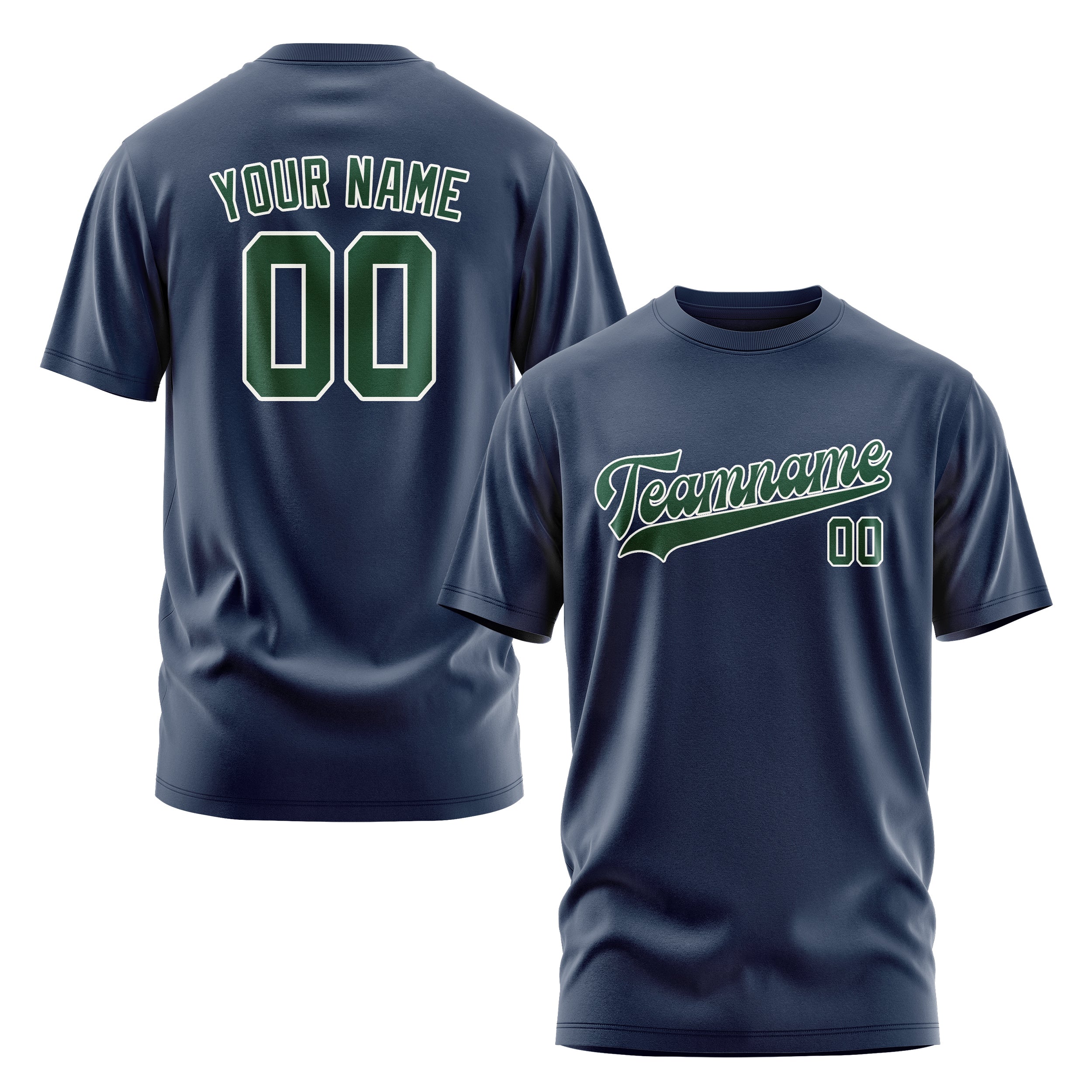 Custom Blue Green T-Shirt