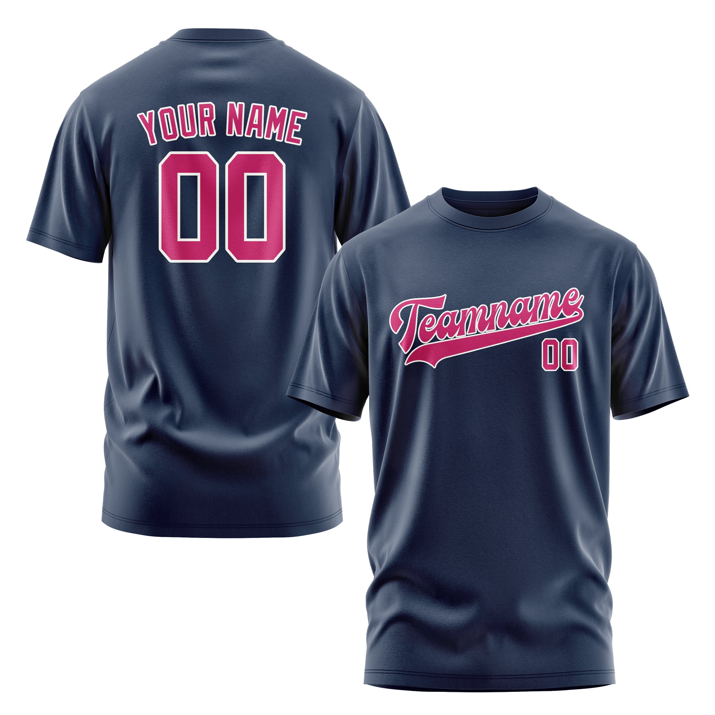 Custom Blue Pink T-Shirt