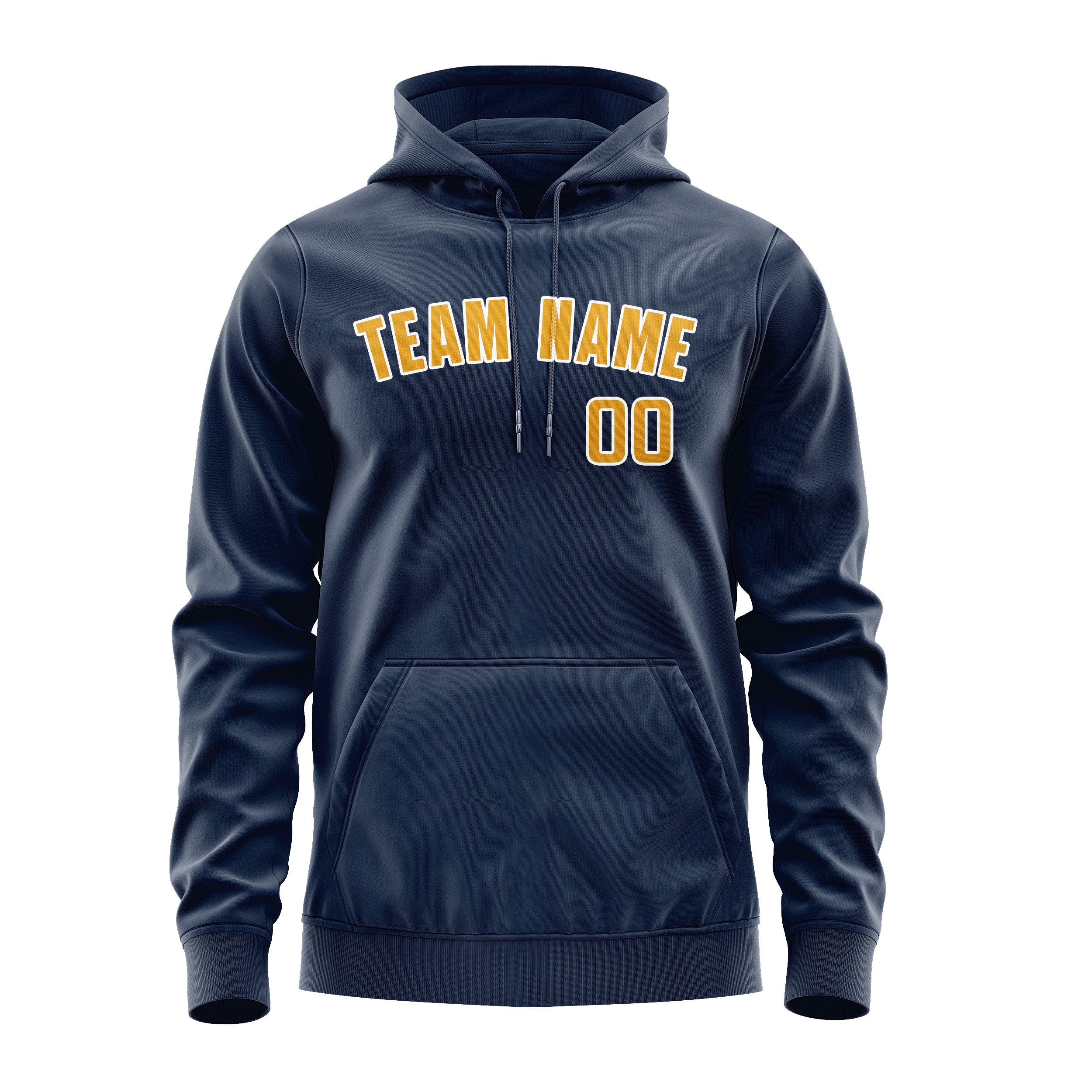 Custom Blue Yellow Hoodie