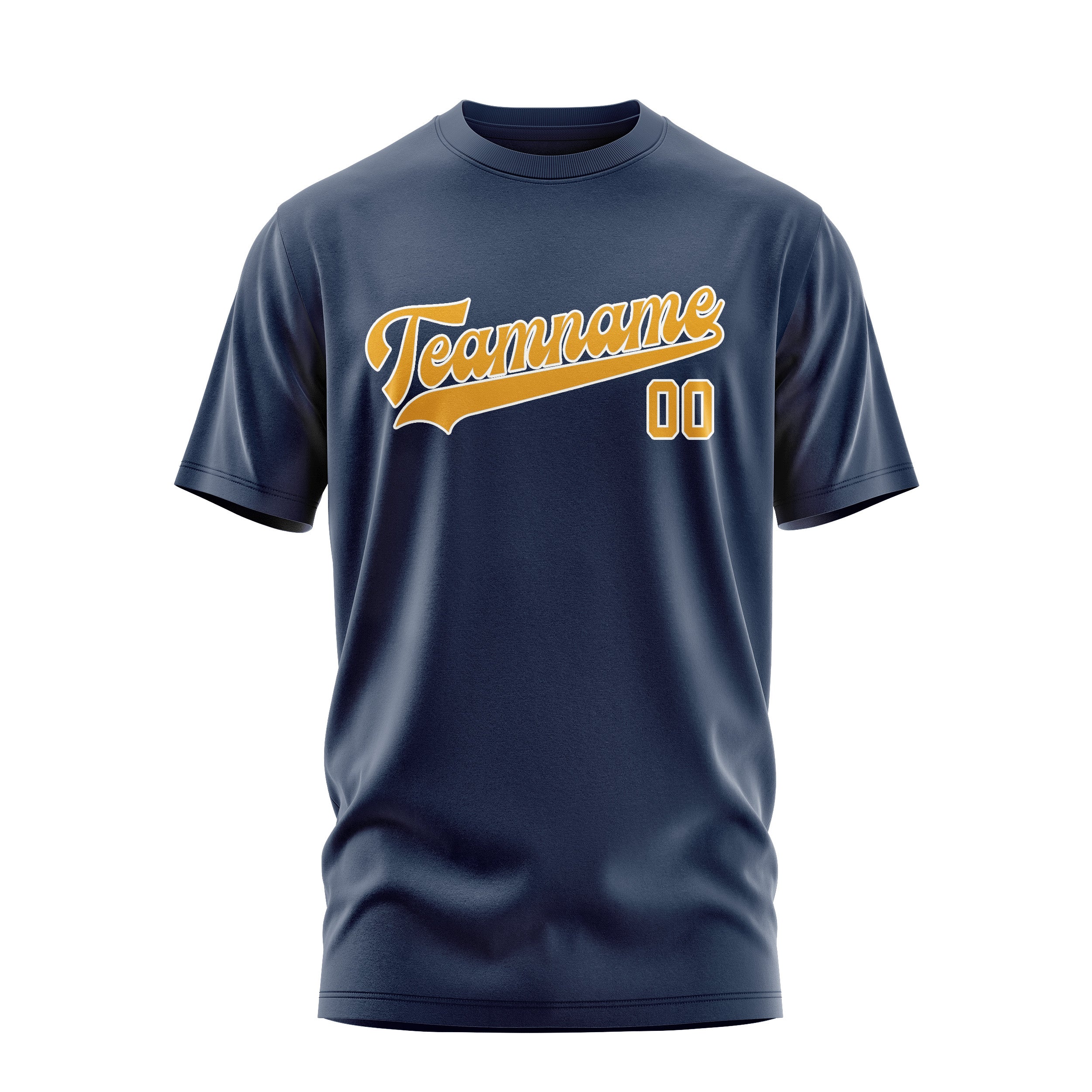 Custom Blue Yellow T-Shirt