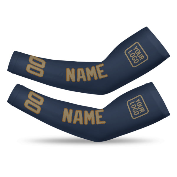 Custom Blue Light Khaki Arm Sleeve