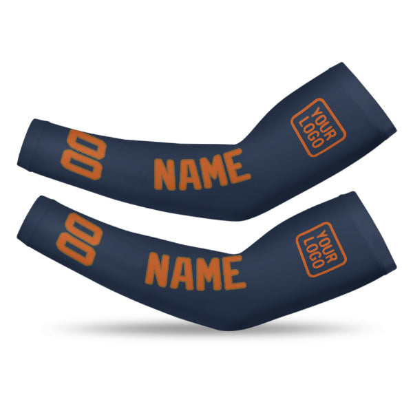 Custom Blue Orange Arm Sleeve