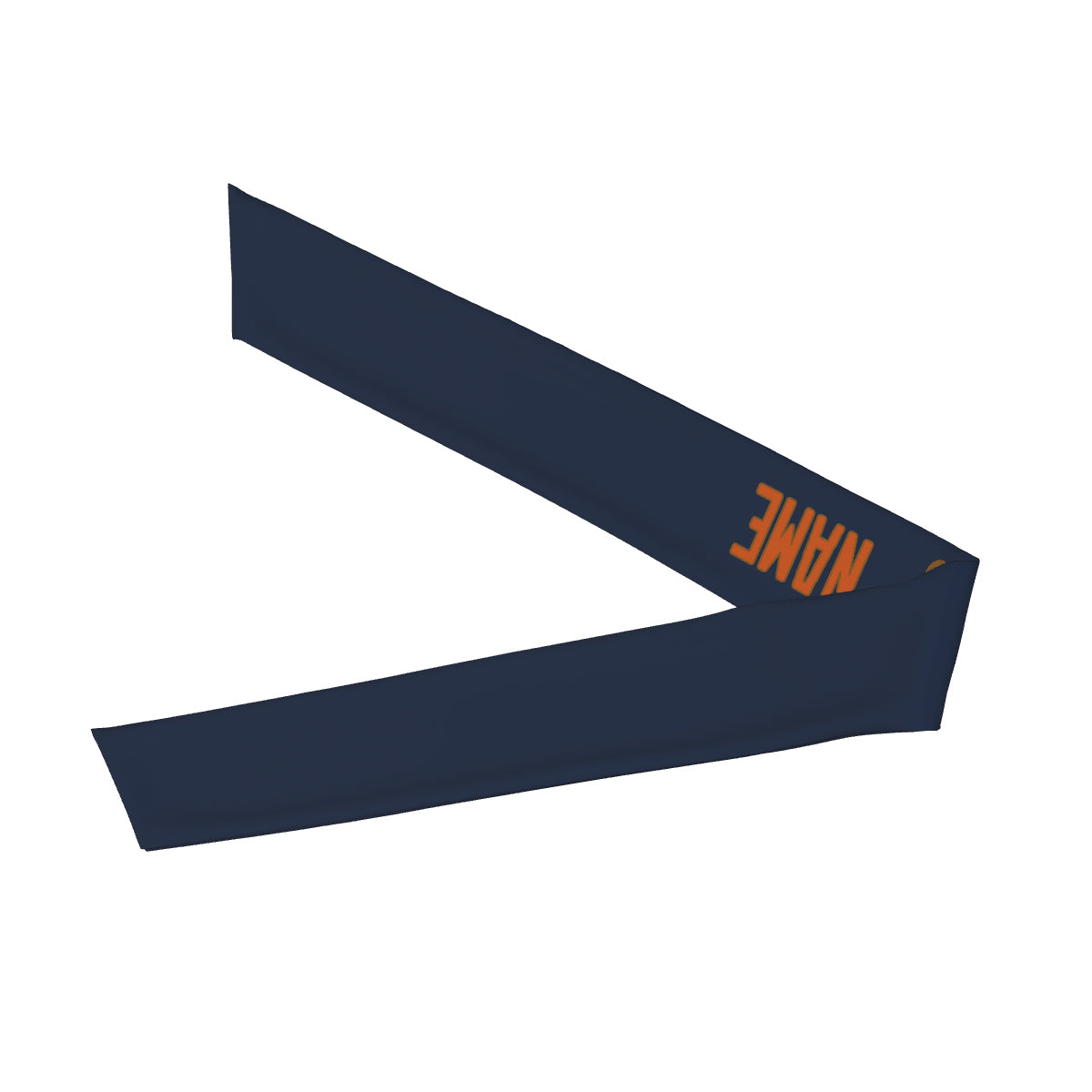 Custom Blue Orange Headband