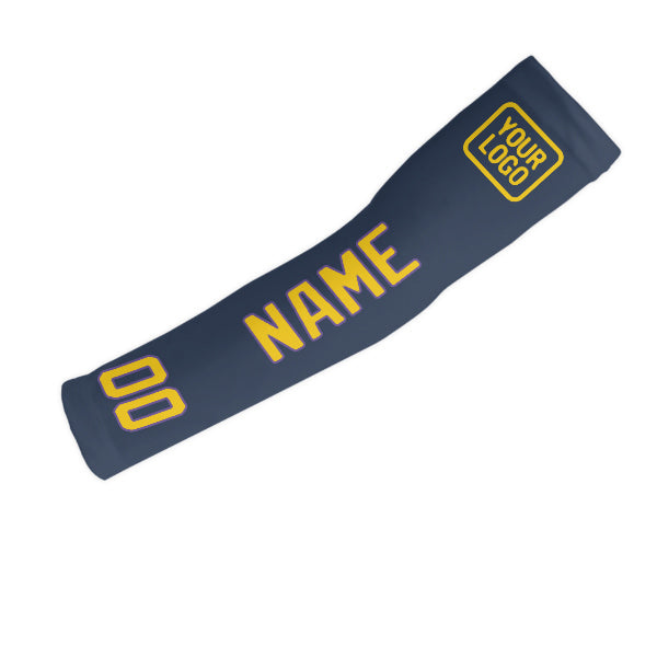 Custom Blue Gold Arm Sleeve