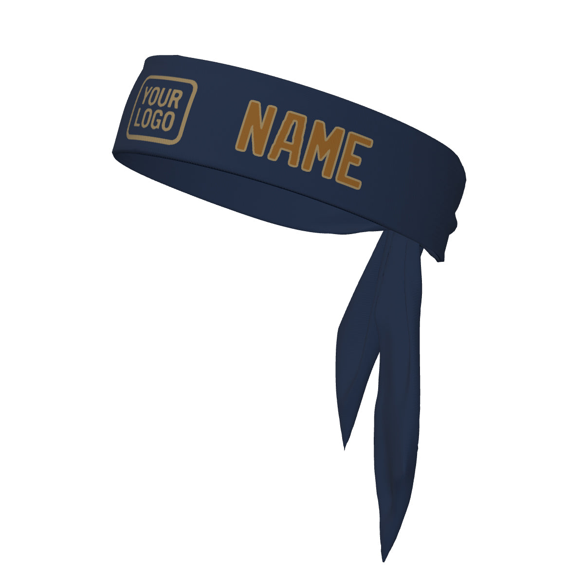 Custom Blue Khaki Headband