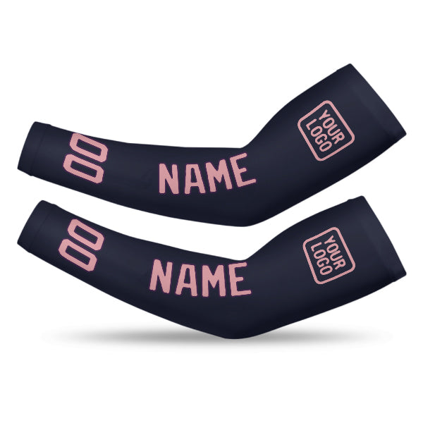 Custom Navy Light Pink Arm Sleeve